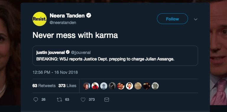 Etats-Unis : La « Résistance » démocrate se démène pour justifier son soutien aux poursuites contre Assange par Trump (GreanVille Post)