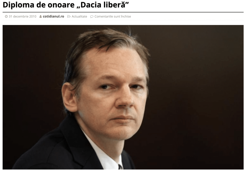 Free Dacia Award 2011