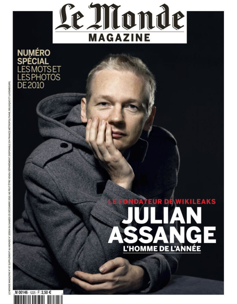 Julian Assange, homme de l’année pour « Le Monde »