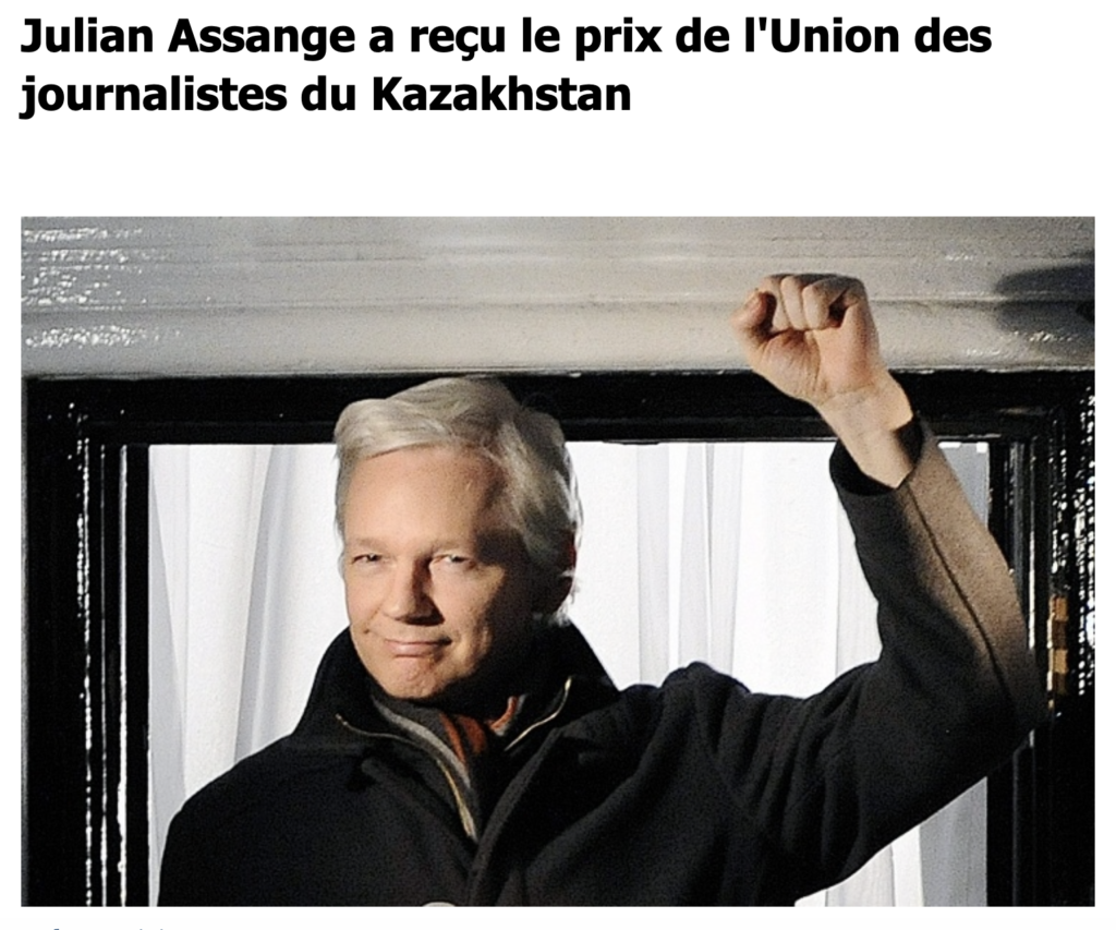 Kazakhstan Union of Journalists Top Prize 2014